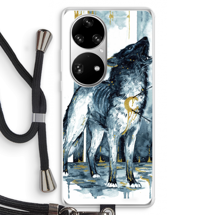 Bleeding Soul: Huawei P50 Pro Transparant Hoesje met koord