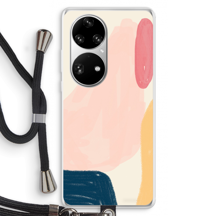 Saturday Flow: Huawei P50 Pro Transparant Hoesje met koord