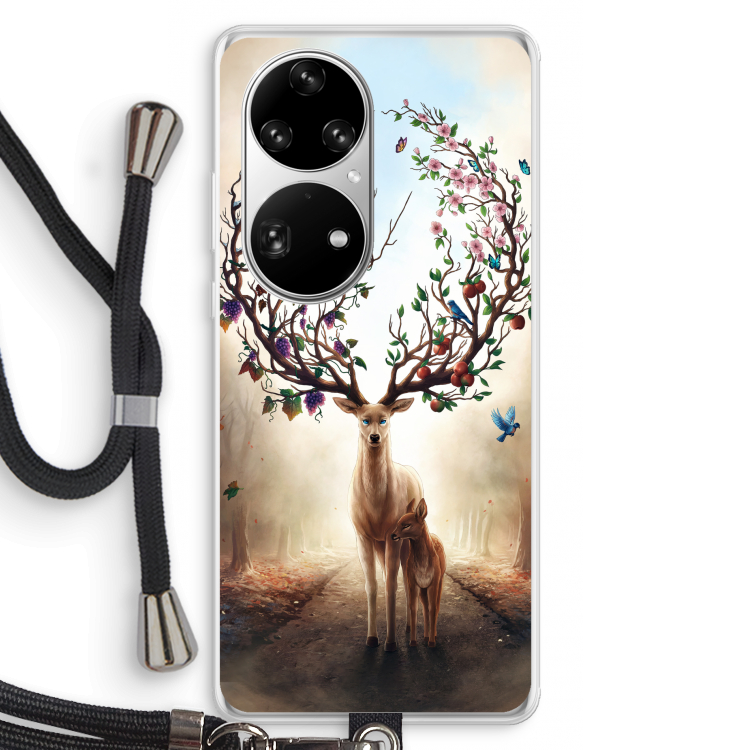 Seasons Change: Huawei P50 Pro Transparant Hoesje met koord