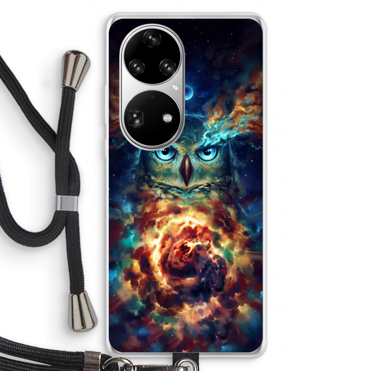 Aurowla: Huawei P50 Pro Transparant Hoesje met koord