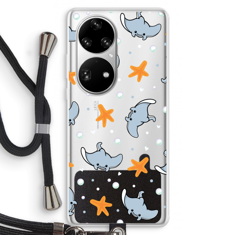 Manta: Huawei P50 Pro Transparant Hoesje met koord