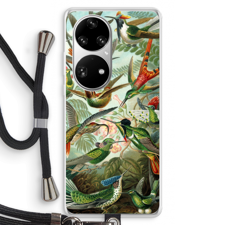 Haeckel Trochilidae: Huawei P50 Pro Transparant Hoesje met koord