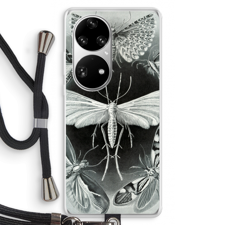 Haeckel Tineida: Huawei P50 Pro Transparant Hoesje met koord