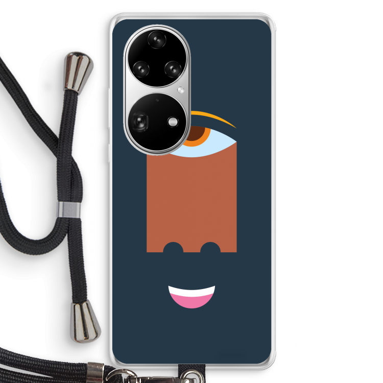 Mono M: Huawei P50 Pro Transparant Hoesje met koord