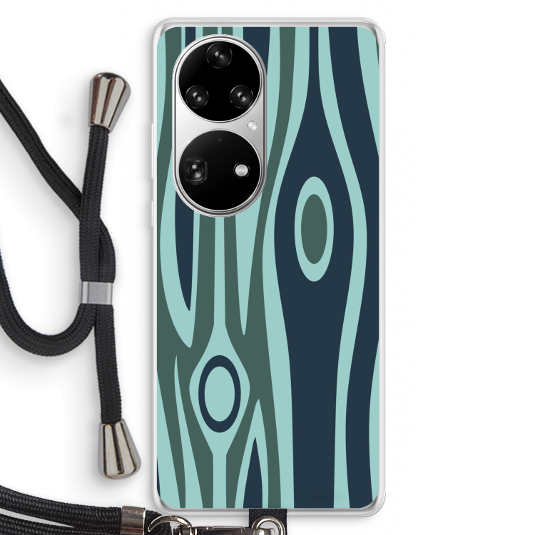Bast B: Huawei P50 Pro Transparant Hoesje met koord