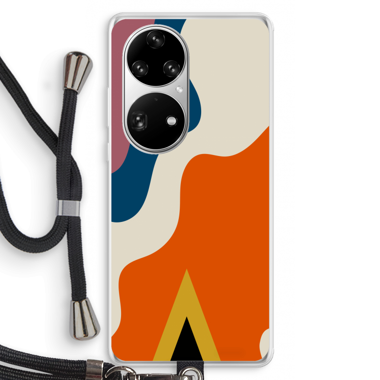 Noor A: Huawei P50 Pro Transparant Hoesje met koord