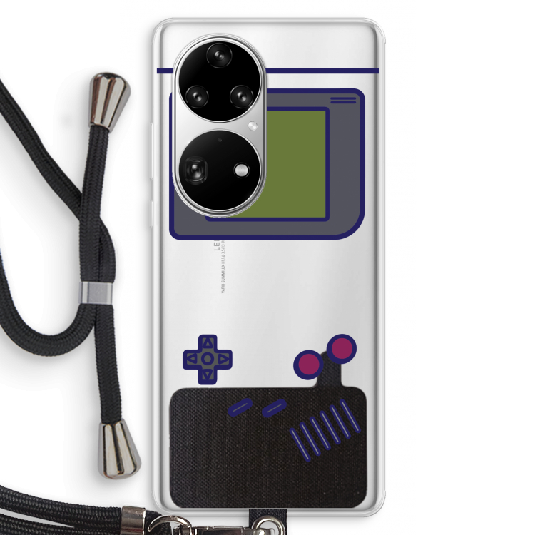 Game On: Huawei P50 Pro Transparant Hoesje met koord