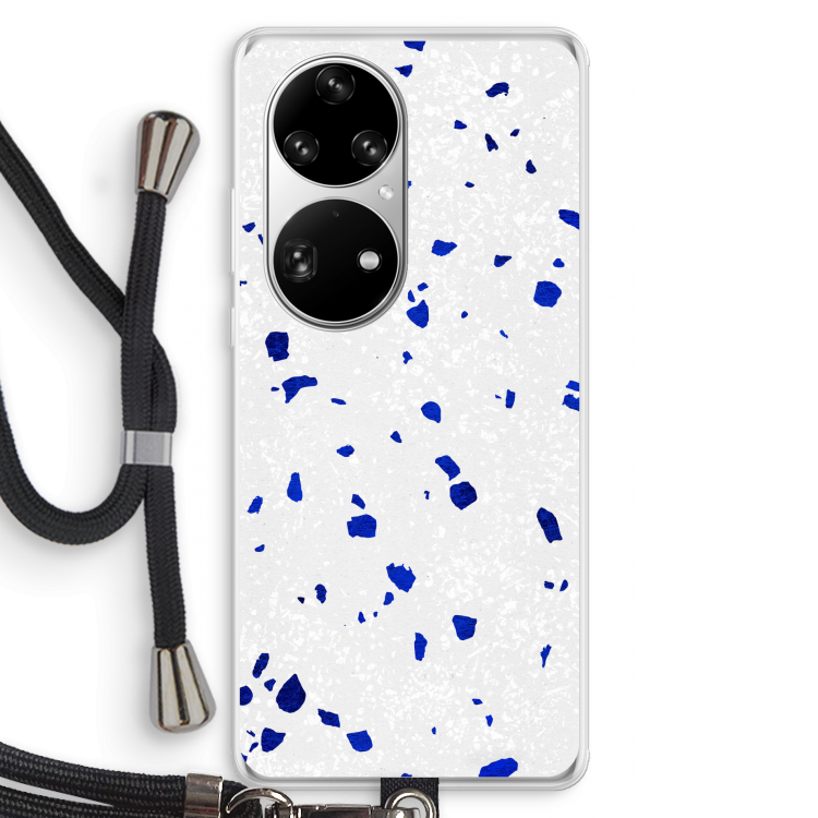 Terrazzo N°5: Huawei P50 Pro Transparant Hoesje met koord