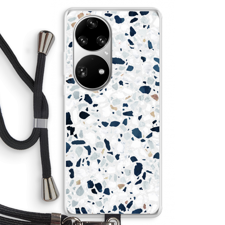 Terrazzo N°1: Huawei P50 Pro Transparant Hoesje met koord