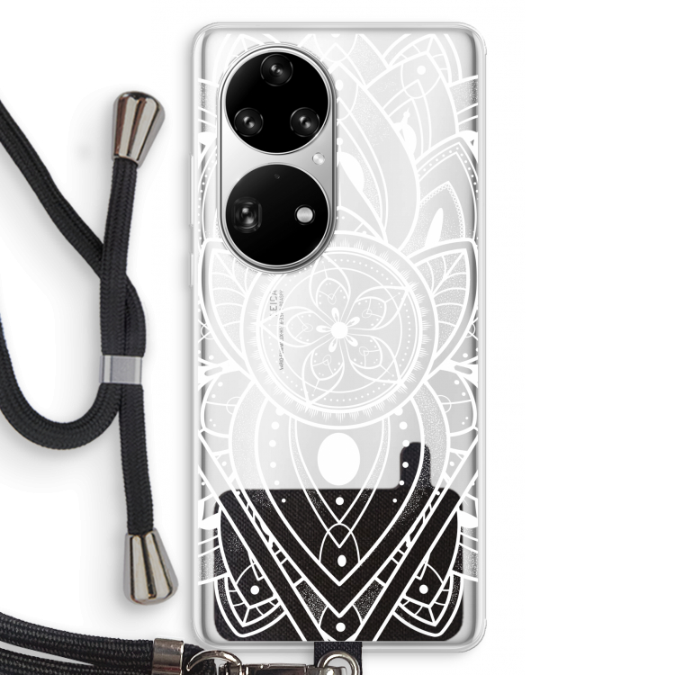 It's Complicated: Huawei P50 Pro Transparant Hoesje met koord