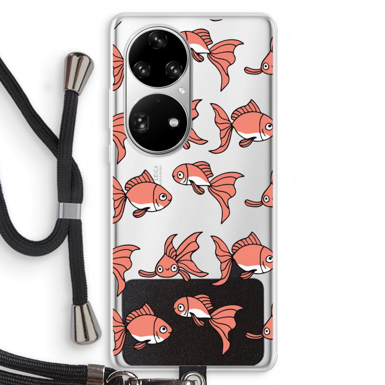 Blub: Huawei P50 Pro Transparant Hoesje met koord