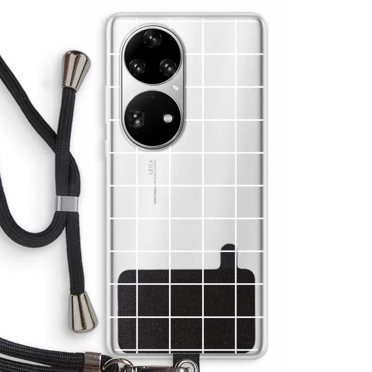 Rooster 2: Huawei P50 Pro Transparant Hoesje met koord