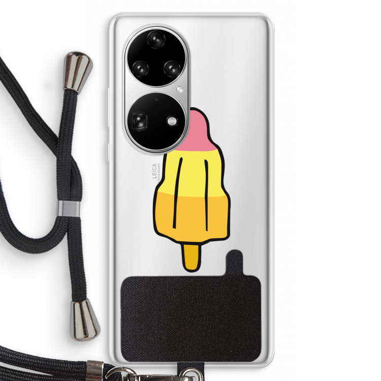 Raketijsje: Huawei P50 Pro Transparant Hoesje met koord
