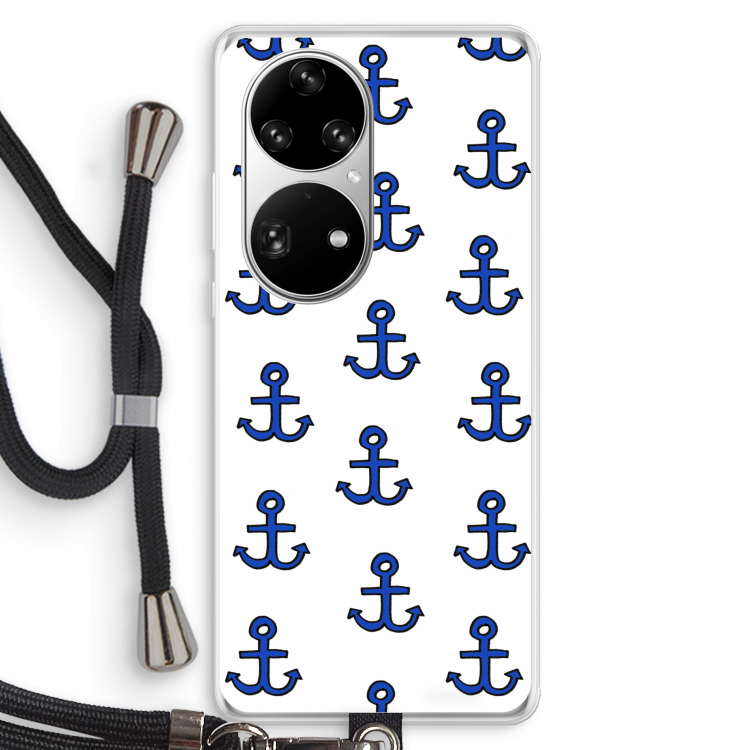 Ankers: Huawei P50 Pro Transparant Hoesje met koord