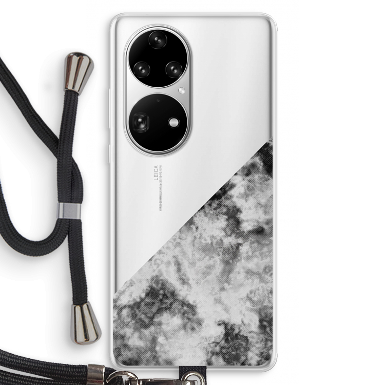 Onweer: Huawei P50 Pro Transparant Hoesje met koord