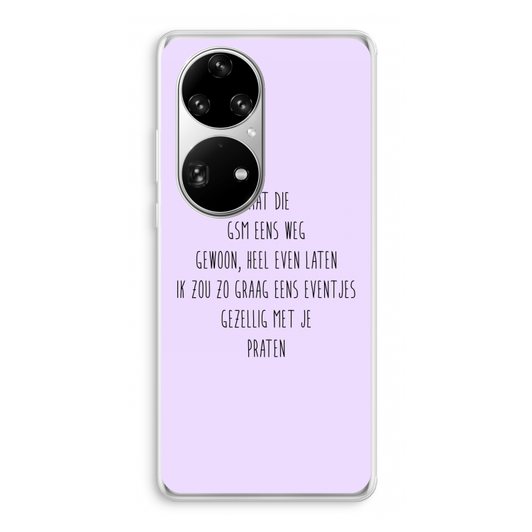 GSM: Huawei P50 Pro Transparant Hoesje