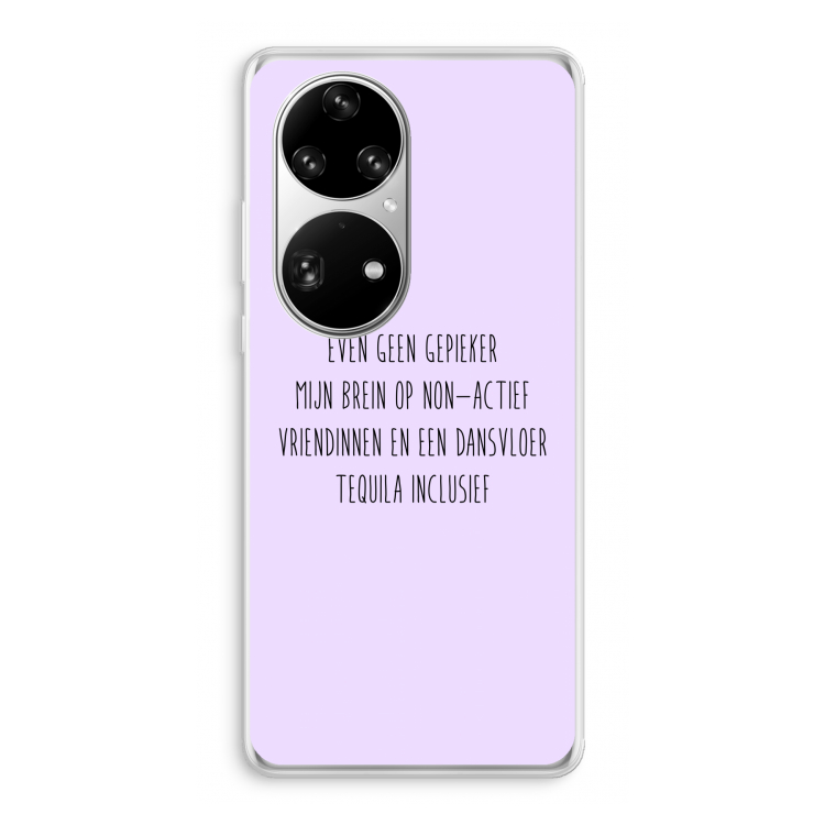 Tequila: Huawei P50 Pro Transparant Hoesje