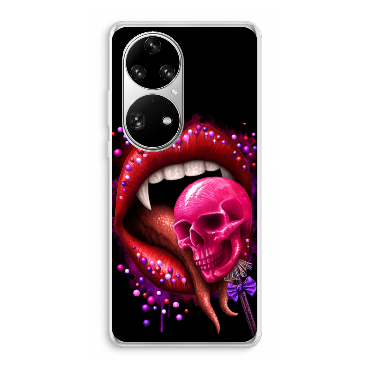 Dodelijk zoet: Huawei P50 Pro Transparant Hoesje