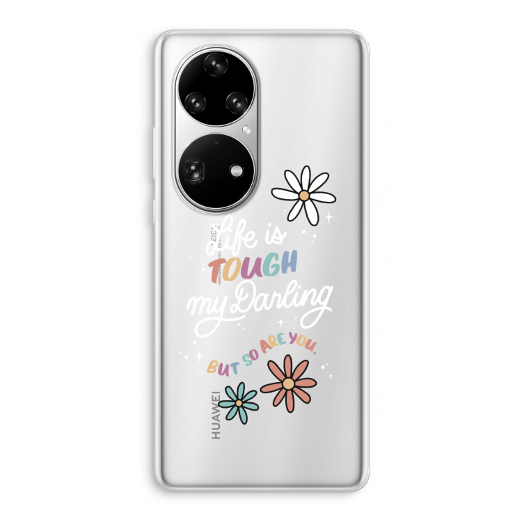 Tough Life: Huawei P50 Pro Transparant Hoesje