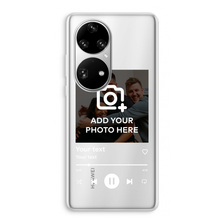 Music Player: Huawei P50 Pro Transparant Hoesje