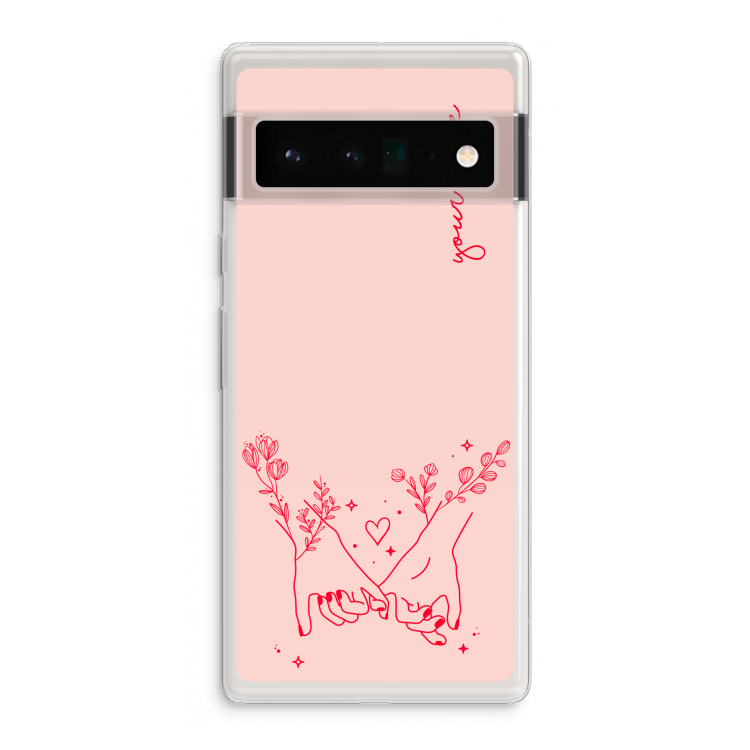 Best Friends: Google Pixel 6 Pro Transparant Hoesje