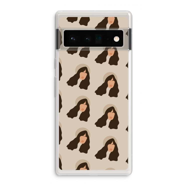 Bonjour mon amour: Google Pixel 6 Pro Transparant Hoesje