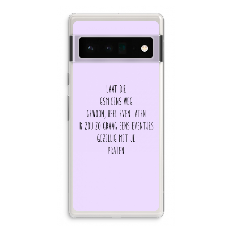 GSM: Google Pixel 6 Pro Transparant Hoesje