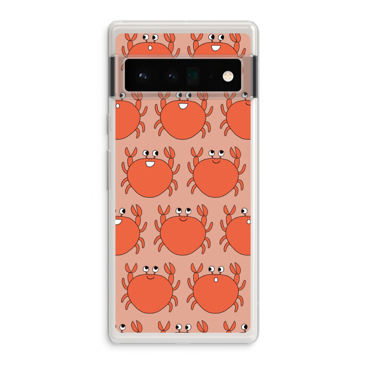 Krab: Google Pixel 6 Pro Transparant Hoesje