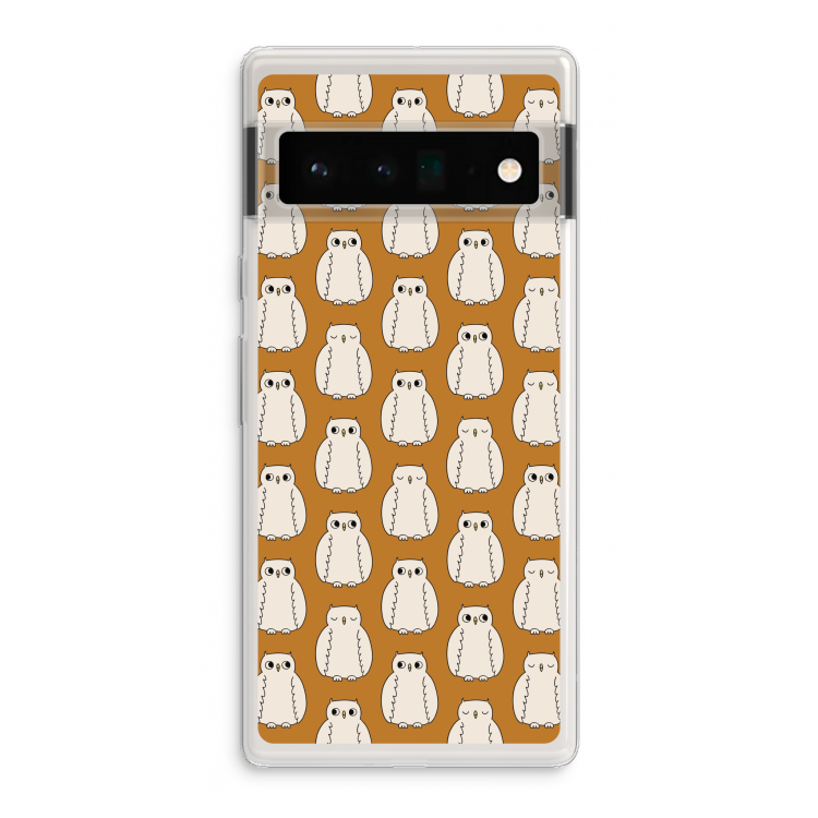 Uilen: Google Pixel 6 Pro Transparant Hoesje