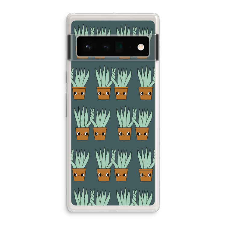 Sansevieria: Google Pixel 6 Pro Transparant Hoesje