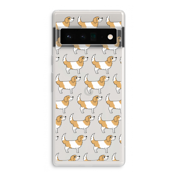 Doggy: Google Pixel 6 Pro Transparant Hoesje