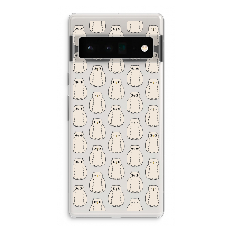 Uilen: Google Pixel 6 Pro Transparant Hoesje