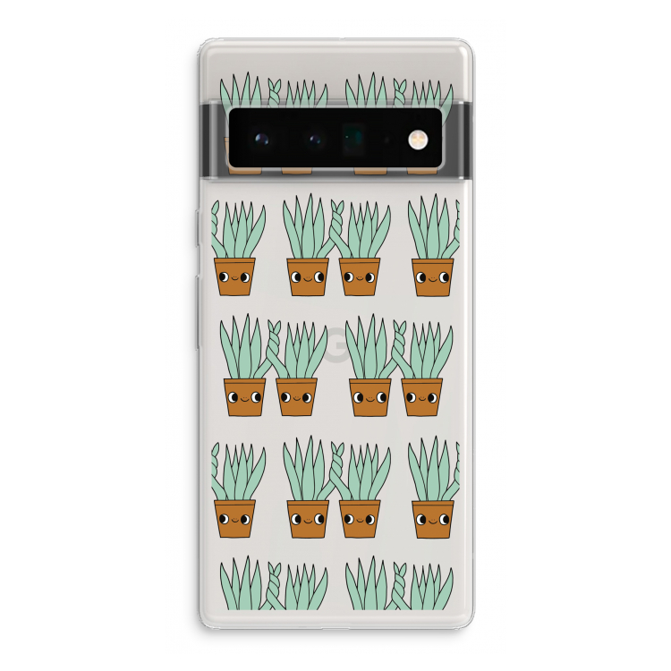 Sansevieria: Google Pixel 6 Pro Transparant Hoesje