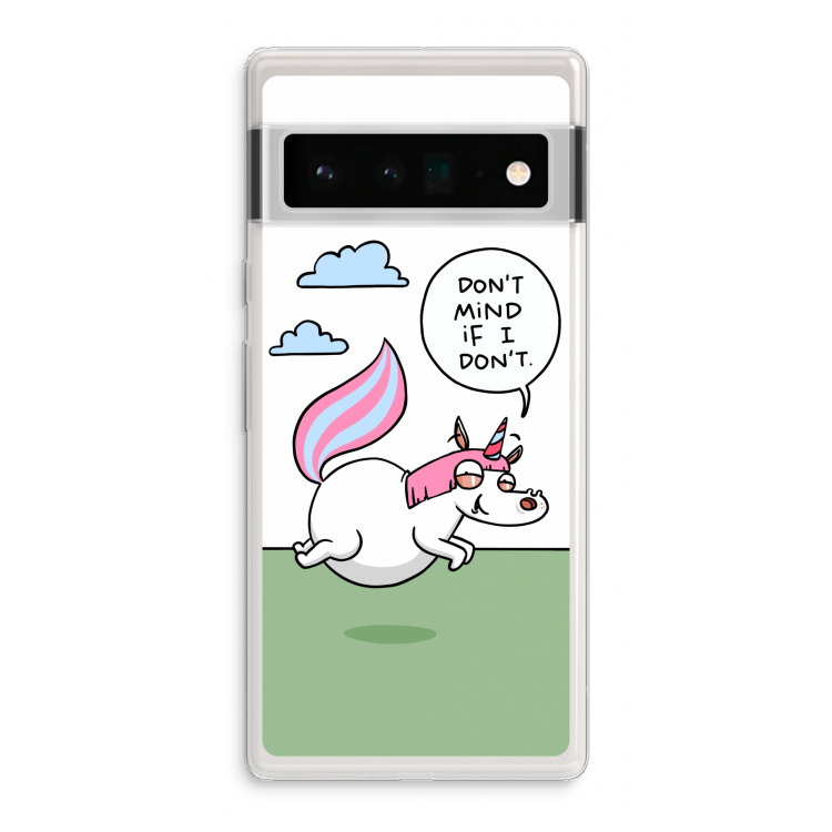Unicorn: Google Pixel 6 Pro Transparant Hoesje