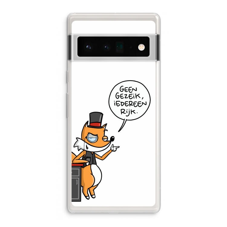 Geen Gezeik: Google Pixel 6 Pro Transparant Hoesje