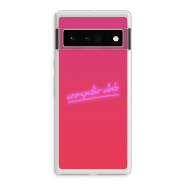 Vice Glow: Google Pixel 6 Pro Transparant Hoesje