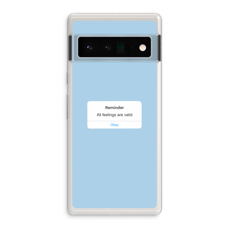 Reminder: Google Pixel 6 Pro Transparant Hoesje