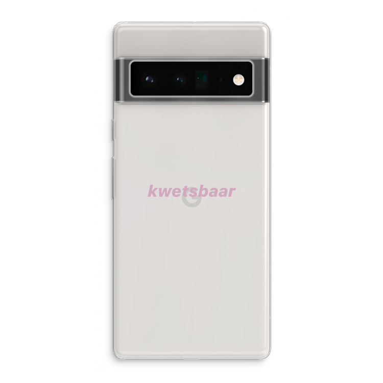 kwetsbaar: Google Pixel 6 Pro Transparant Hoesje