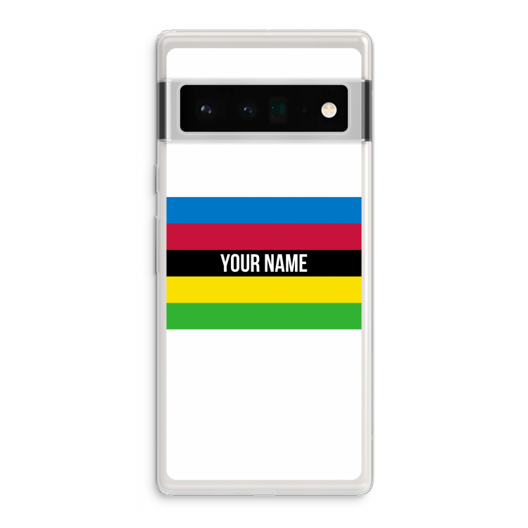 WK Wielrennen: Google Pixel 6 Pro Transparant Hoesje