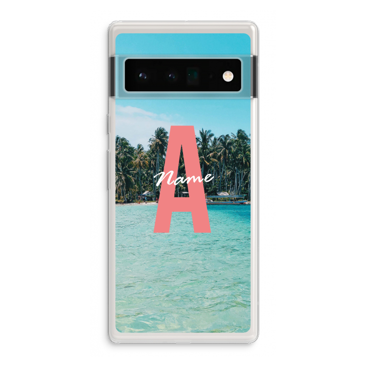 Pacific Dream: Google Pixel 6 Pro Transparant Hoesje