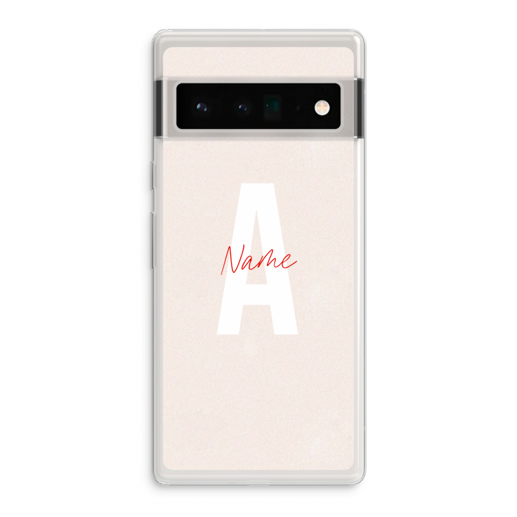 Strawberry Milkshake: Google Pixel 6 Pro Transparant Hoesje