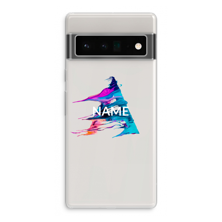 Abstract Spectrum: Google Pixel 6 Pro Transparant Hoesje