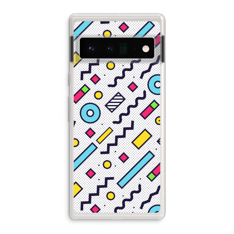 8-bit N°8: Google Pixel 6 Pro Transparant Hoesje