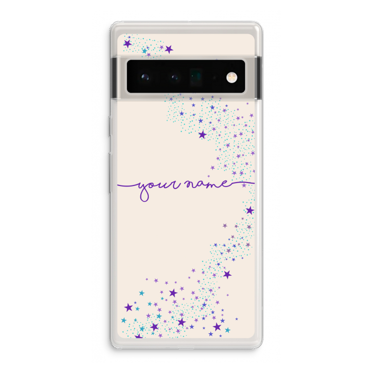 Sterren: Google Pixel 6 Pro Transparant Hoesje