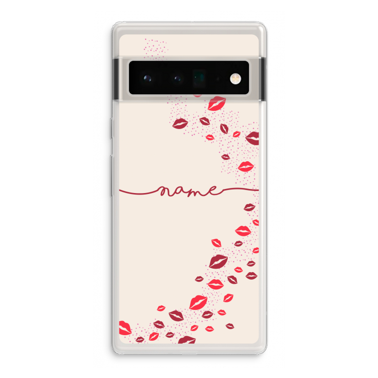 Kusjes: Google Pixel 6 Pro Transparant Hoesje