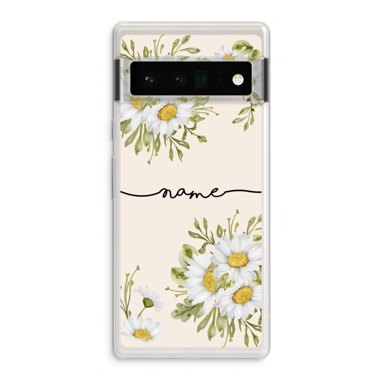 Daisies: Google Pixel 6 Pro Transparant Hoesje