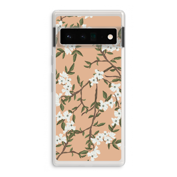 Blossoming spring: Google Pixel 6 Pro Transparant Hoesje