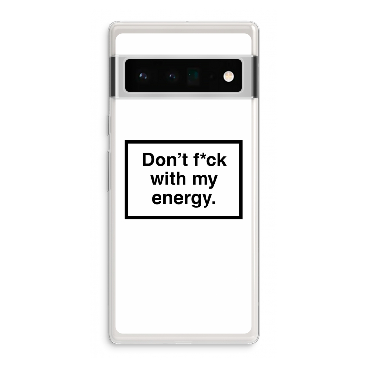 My energy: Google Pixel 6 Pro Transparant Hoesje