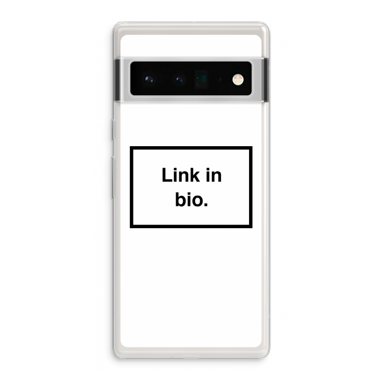 Link in bio: Google Pixel 6 Pro Transparant Hoesje