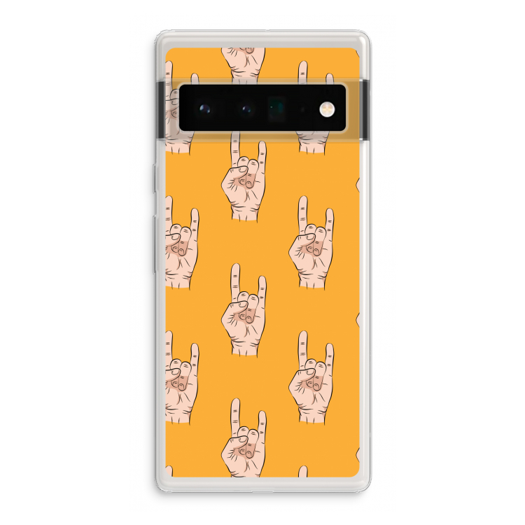 Rock: Google Pixel 6 Pro Transparant Hoesje